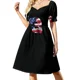 thumbnail image 2 of Vestido de verano de manga corta Earnhardt USA 3 para mujer, vestido de dama de honor., 2 of 8