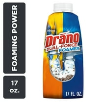 Drano Dual-Force Foamer Drain Clog Remover, 17 oz, 1 Count