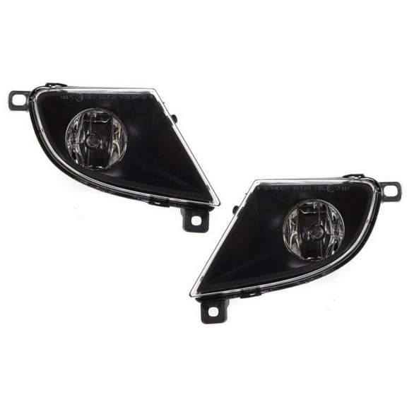 CarLights360: For 2008 2009 BMW 530i Fog Light Assembly Driver and Passenger Side Pair w/Bulbs | BM2592131 BM2593131