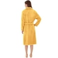 thumbnail image 4 of Gifts for Her Robes for Women Fluffy House Coat Oversized Soft Women's Sleepwear Spa Womens Bathrobe Yellow, 4 of 9