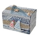 thumbnail image 1 of Pequeño joyero, caja decorativa de madera con tapa, contenedor de almacenamiento en estilo náutico. Con barco, 1 of 8
