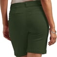thumbnail image 3 of ANINEO Women Summer Solid Color Comfortable Straight Shorts With Pockets Casual Shorts Soft Daily Female Bottoms, 3 of 8