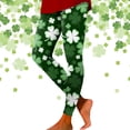 thumbnail image 1 of WILLBEST Leggings Estampados Del Día de San Patricio para Mujer, Pantalones de Yoga de Cintura Alta, para Entrenamiento, Fitness, Correr, Atléticos, Cómodos Y Elásticos Grande, 1 of 3