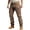 4-Khaki, variant on Mens Retro Cargo Pants Fashion Stars/Checks/Stripes/Leopard Prints Pattern Western Cowboy Style Casual Work Trousers Elastic Waist Straight Leg Pant with Pockets 6-Khaki S
