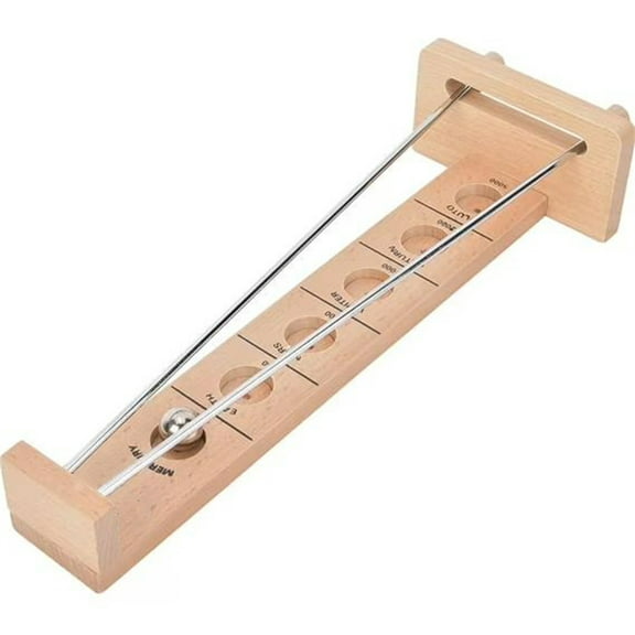 Classic Desktop Games Toy, Wooden Balance Desktop Ball Game Educational Toys Interactive Wooden Desktop Games,Stick and Ball Game,Shoot The Moon Games,Family Party Board Game for Kids Adults