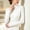 White, variant on Vinsonshop Womens Fleece Lined Thermal Shirts Long Sleeve Cross Wrap Mock Neck Slim Fit Base Layer Winter Warm Undershirts Fall Clothes Black L