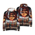thumbnail image 6 of Sigee Chucky Au for Men's Pullover Hoodie Sweatshirts Adult Casual Long Sleeve Sweatshirts ,Sizes S-4XL,4X-Large, 6 of 6