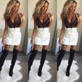 thumbnail image 4 of Mode Femmes Casual Taille Haute une Ligne Bodycon Crayon Mini Jupe Courte, 4 of 5