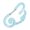 Blue, variant on Decorative Carabiner Keyrings with Artistic Star And Wing Shape Acrylic Lightweight Keychain For Backpacks Keys