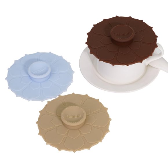 Fundas de silicona WUWAN reutilizables para tazas y vasos de 10,4 cm