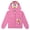 Amy Rose Pink, variant on Sonic the Hedgehog Little Boys' Fleece Cosplay Zip-Up Hoodie Shadow Charcoal