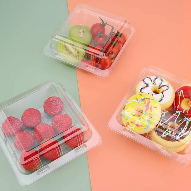 Disposable Plastic Food Container (50pc) / Food Box