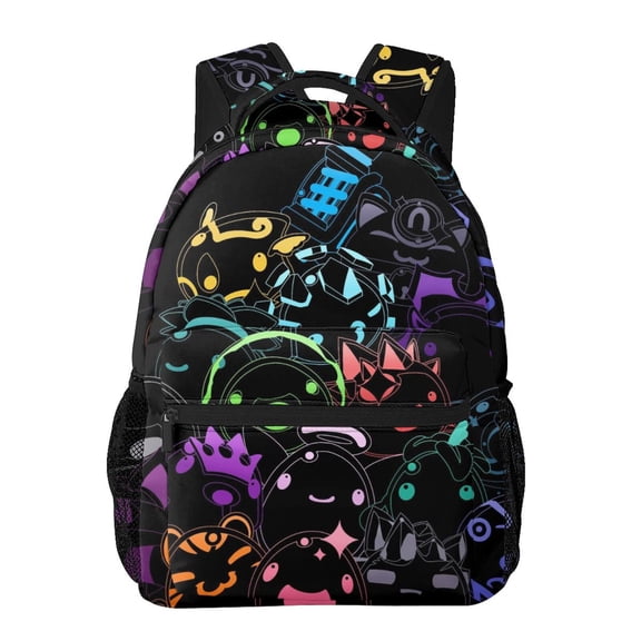 Casual Canvas Bag, Slime Rancher Backpack Daypack Bookbag Outdoor Durable