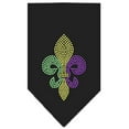 thumbnail image 3 of Pet and Dog Bandana Rhinestone, "Mardi Gras Fleur De Lis", 3 of 10