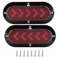 thumbnail image 1 of 2-Pack 6" Oval LED Tail Lights with 25 LEDs for Boat, ATV, Truck, Trailer, 1 of 5