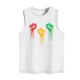 thumbnail image 4 of Meichang Black Tank Tops for Women Black History Sleeveless Shirts African Inspire Graphic Tanks Loose Fit Crew Neck Workout Tank Tops, 4 of 4