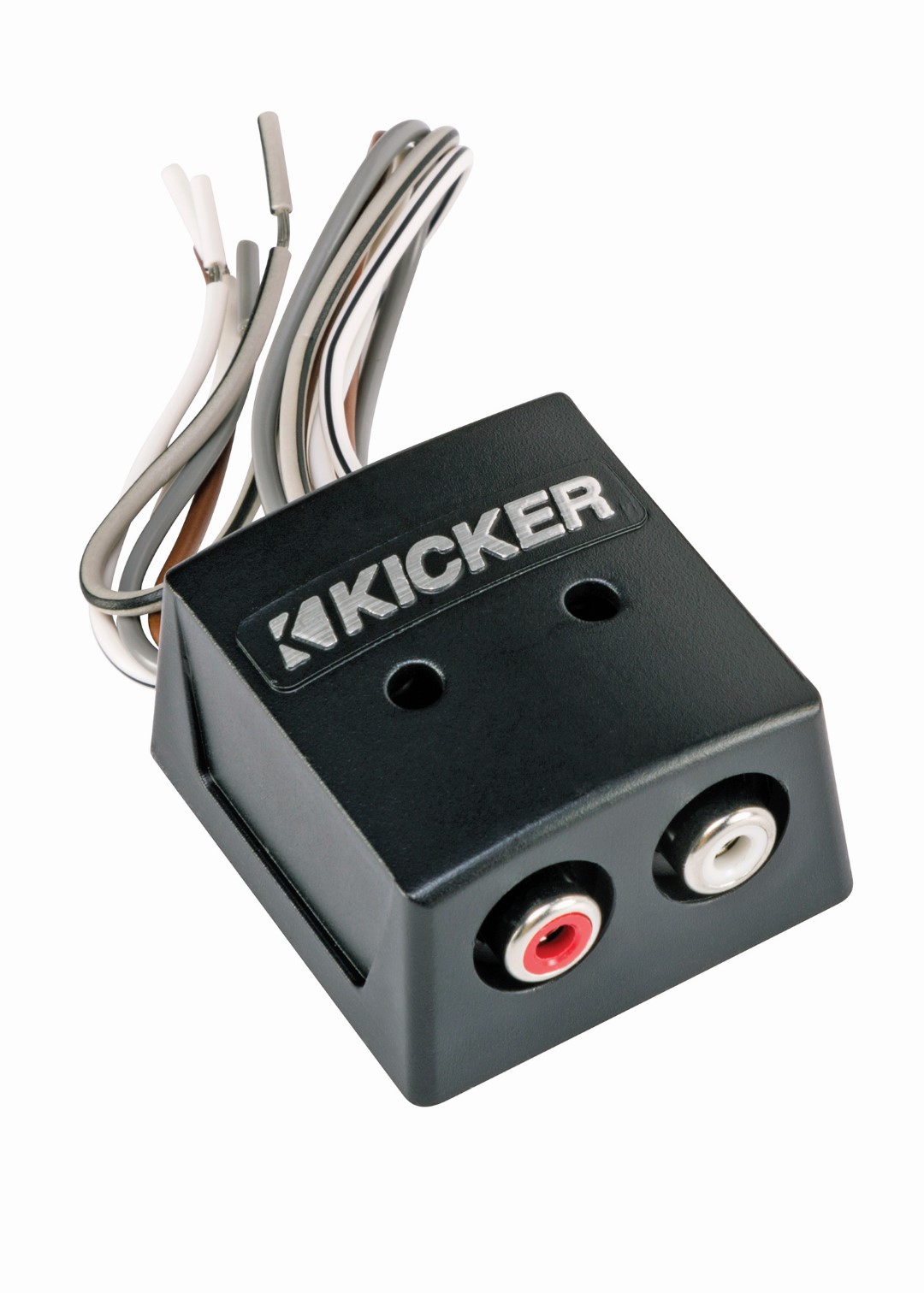Kicker CK4 4-Gauge Amplifier Kit with KISLOC Line Output Converter for Factory Radio Integration