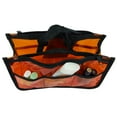 thumbnail image 2 of 10 Pack Orange Handbag Organizer See Through Cosmetic Gadget Insert Purse Organizer Transparent Makeup Travel Pouch Liner with Black Handle, 2 of 2