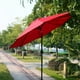 thumbnail image 5 of Cubierta de toldo para sombrilla de patio de repuesto para sombrilla, cubierta impermeable al aire libre, cubierta de gazebo, rojo Inevent HA005237-01, 5 of 5