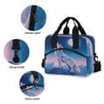 thumbnail image 5 of Lunch Bag Portable Crossbody Meal Bag Cooler Bag Insulated Lunch Bag Food Bag Handheld & Crossbody Design Wolf in The Moonlight, 5 of 6