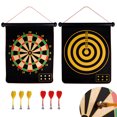thumbnail image 3 of Graflsoa Double-Sided Magnetic Dartboard Set for Kids with 6 Darts, 15-Inch Magnetic Dartboard, Safe and Fun Indoor Game, 3 of 6