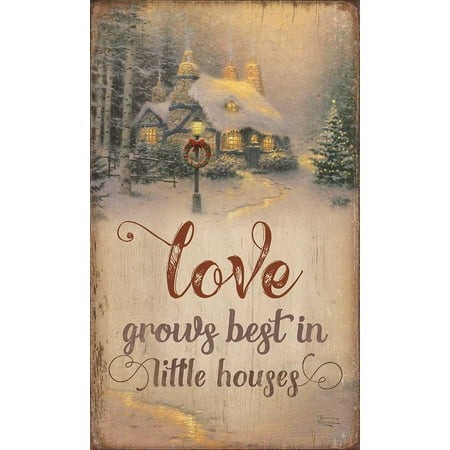 Thomas Kinkade Love Grows Best in Little Houses 18