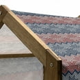 thumbnail image 4 of Nordic Pet House, Traditional Knitting Motif with Retro Style Floral Old Fashion Image, Outdoor & Indoor Portable Dog Kennel with Pillow and Cover, 5 Sizes, Dark Blue Coconut, by Ambesonne, 4 of 4