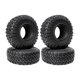 thumbnail image 1 of 4x 1/10 RC Ruedas y neumáticos Pieza de actualización RC Reemplazo de caucho Neumáticos RC para SCX10 Accesorios RC Crawler Modelo de coche Camiones, 1 of 8