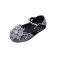 thumbnail image 2 of Girl's Sparkling Princess Dress Shoes Mary Jane Children's Ballet Flat Shoes Wedding Party, 2 of 7