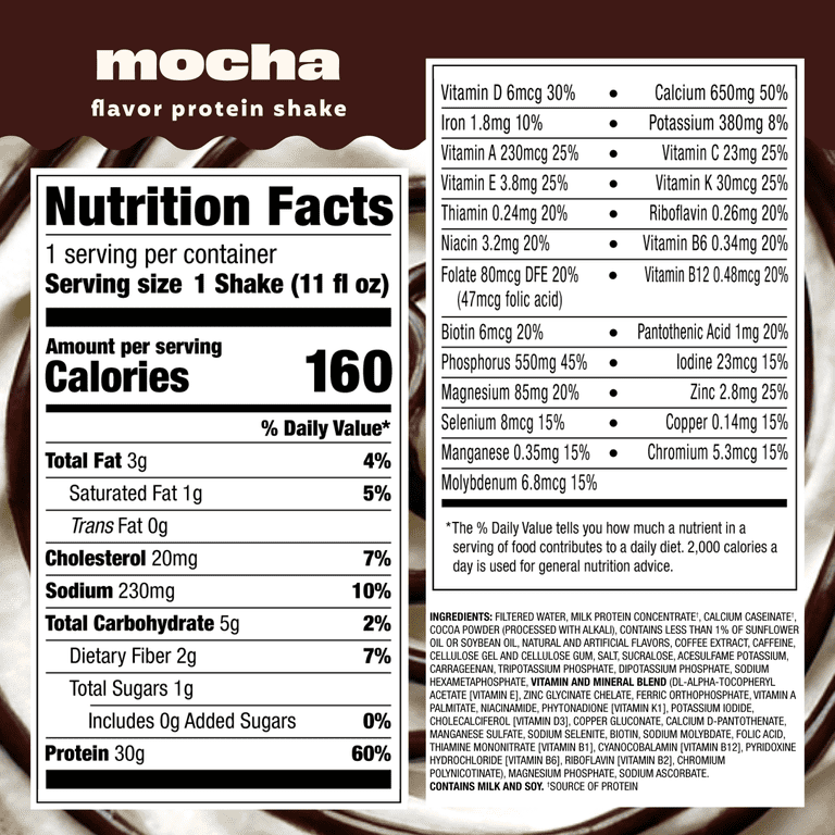 Premier Protein Shake, Coffeehouse Mocha, 30g Protein, 12 Pack photo 6