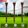 thumbnail image 2 of Tees de golf, 2 3/4 pulgadas, 70 unidades, Tee de golf de madera de lujo profesional, Tee de golf de madera dura natural Namotu CZYD-HY88-4, 2 of 6