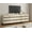 Beige, variant on WAMPAT Modern TV Stand for TVs up to 40 inch, Entertainment Center TV Console with 3 Drawers and Metal Base, Media Console for Living Room, Bedroom, Oak