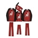 thumbnail image 5 of sweethay Pijamas navideños Familia a juego Vacaciones Navidad Loungewear Cuadros Manga larga Pijama HOMBRES L, 5 of 6