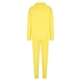 thumbnail image 5 of Oversized Cotton Sweatsuits Tracksuits Two Piece Womens Lounge Outfits 1/2 Zip Sweatshirt Cinch Bottom Sweatpant Sets (XL, Yellow), 5 of 7