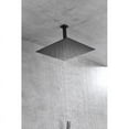 thumbnail image 4 of 16 Inch Square Rain Shower Head Brushed Nickel 304 Stainless Steel Showerhead, 4 of 10