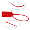 thumbnail image 5 of 100 Plastic Tamper Seals, Zip Ties For Fire Extinguishers Pull Tite Security Tags Numbered Disposable Self-locking Tie 250mm Length (red), 5 of 5
