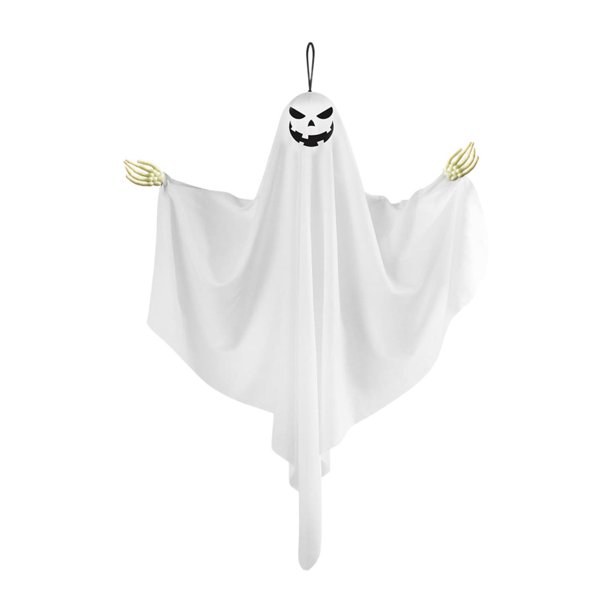 Adorno de fantasma de terror, accesorio para eventos, regalo, decoración de esqueleto aterrador para entrada, exterior, interior, césped, D