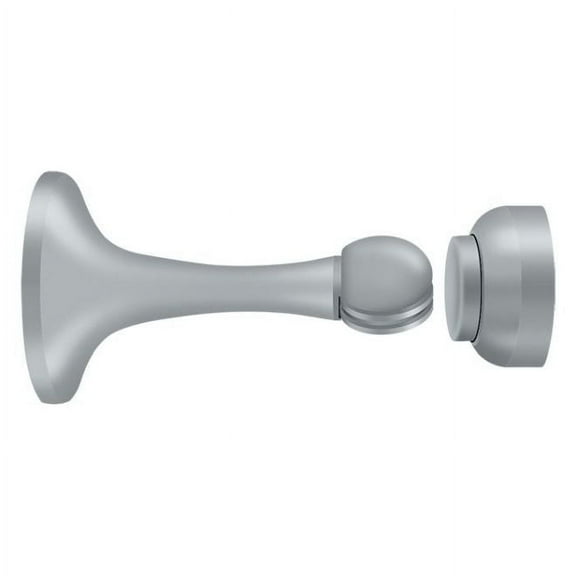 Deltana MDH30U3 Magnetic Door Holder 3"; Bright Brass Finish