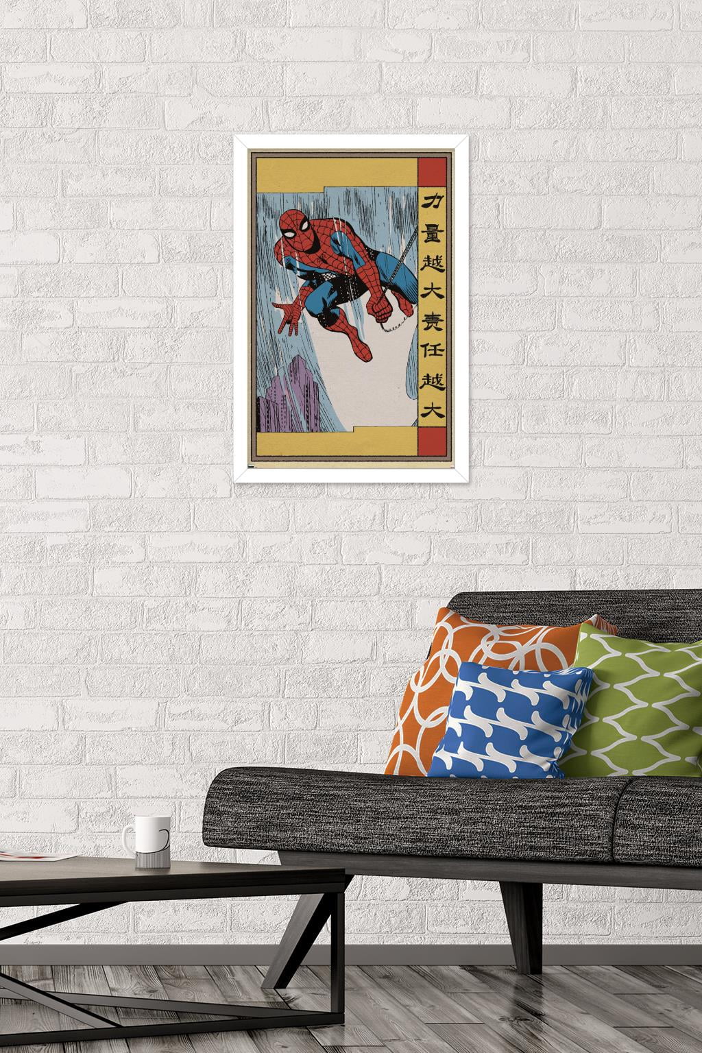 Marvel Modern Heritage - Spider-Man Wall Poster, 14.725" x 22.375" Framed