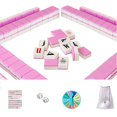 thumbnail image 1 of Mahjong Tile Set with English Letters & Numbers, Educational Learning Game for Adults & Teens, 108 Tiles Stickers, 1 of 8