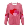 thumbnail image 3 of Vetsdori Valentine Sweatshirts for Women Pullover Valentine's Days Shirts Crew Neck Holiday Womens Sweatshirts Winter, 3 of 4