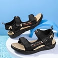 thumbnail image 6 of Gyujnb Little Boys Open Toe Sport Sandals Adjustable Strap Breathable Comfortable Outdoor Hiking Shoes (Boys),9.5-10 Years, 6 of 8