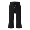 thumbnail image 4 of TZEWGL Comfortable High Waisted Wide Leg Pants For Kids Elastic Trousers Comfy Straight Leg Long Pants With Pockets For Children size 8-9T, 4 of 5