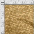 thumbnail image 2 of oneOone Rayon Dark Mustard Fabric Floral Sewing Material Print Fabric By The Yard 56 Inch Wide, 2 of 4