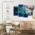 thumbnail image 5 of Elephant Stock Big Wave Wall Art - Horizontal Multi Panel Canvas - Living Room Wall Decor - Beach Multi Panel - Teal And Blue Decor - 52" x 32", 5 of 7