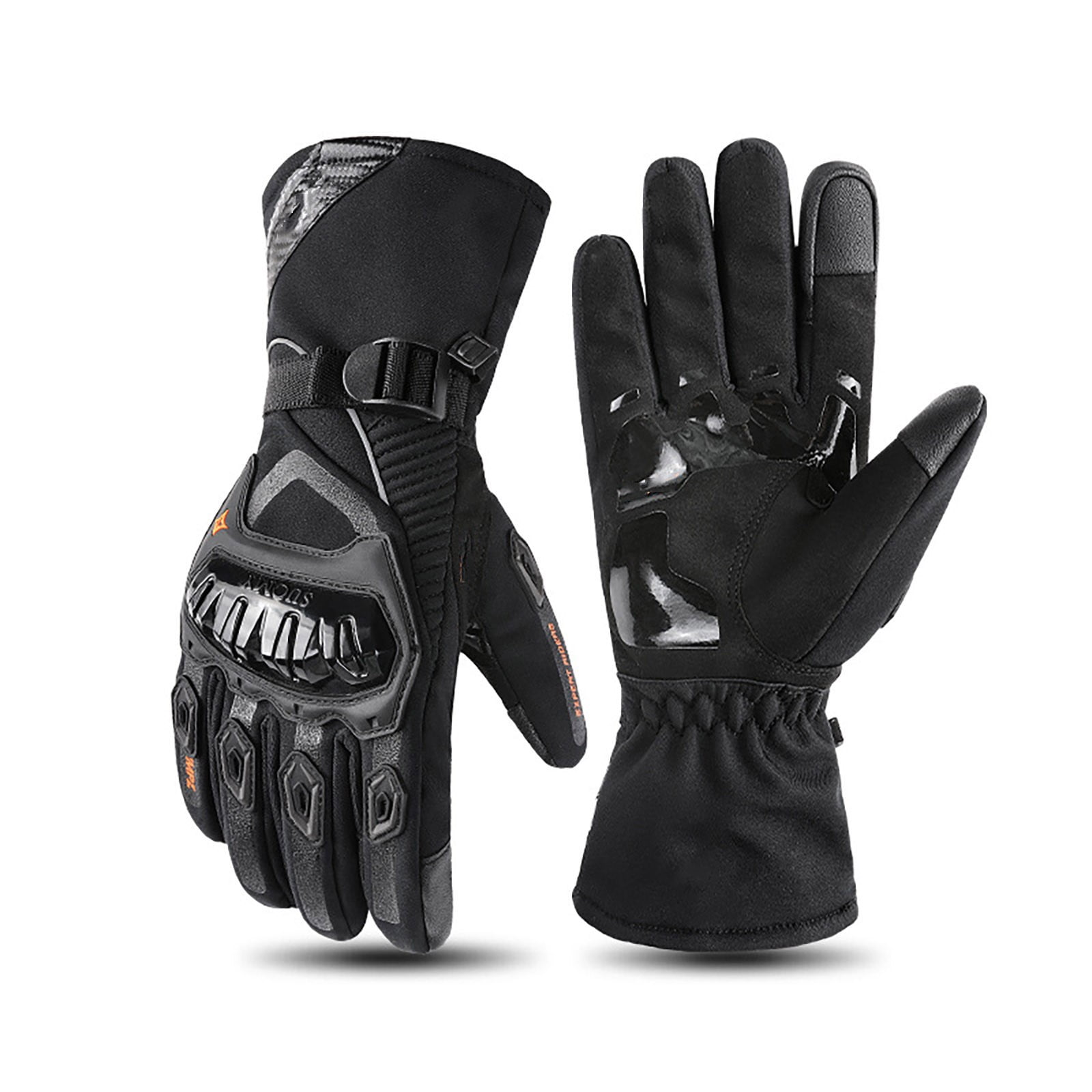 Winter Sports Insulated Weather Proof Motorcycle Gloves Thermo Grip Winter Motorcycle Riding Gloves Touchscreen Technology for Men and Women