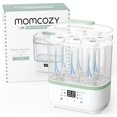 thumbnail image 1 of Momcozy Stérilisateur et Sécheur de Biberons, Stérilisateur de Biberons Électrique à Vapeur 8-en-1 pour Biberons, Articles pour Bébé et Accessoires de Tire-Lait, 1 of 8