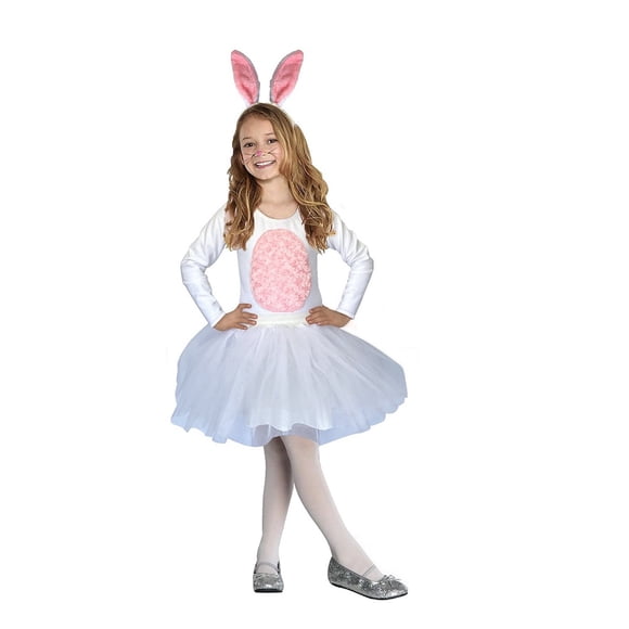 Disfraz de Coneja con Orejas Disfraces TuDi para Niñas con Tutú Primavera y Pascua T8
