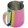 thumbnail image 3 of Milk Jug, 304 Stainless Steel Food Grade Coffee Cup, Anti-scalding Handle For Home Cafe Latte Art Coffee Accessory, 3 of 8