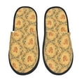thumbnail image 2 of KLL Cartoon Squirrel Slippers for Women Men House Slip on Indoor Outdoor Bedroom Furry Fleece Lined Ladies Comfy Anti-Skid Rubber Hard Sole-Large, 2 of 8